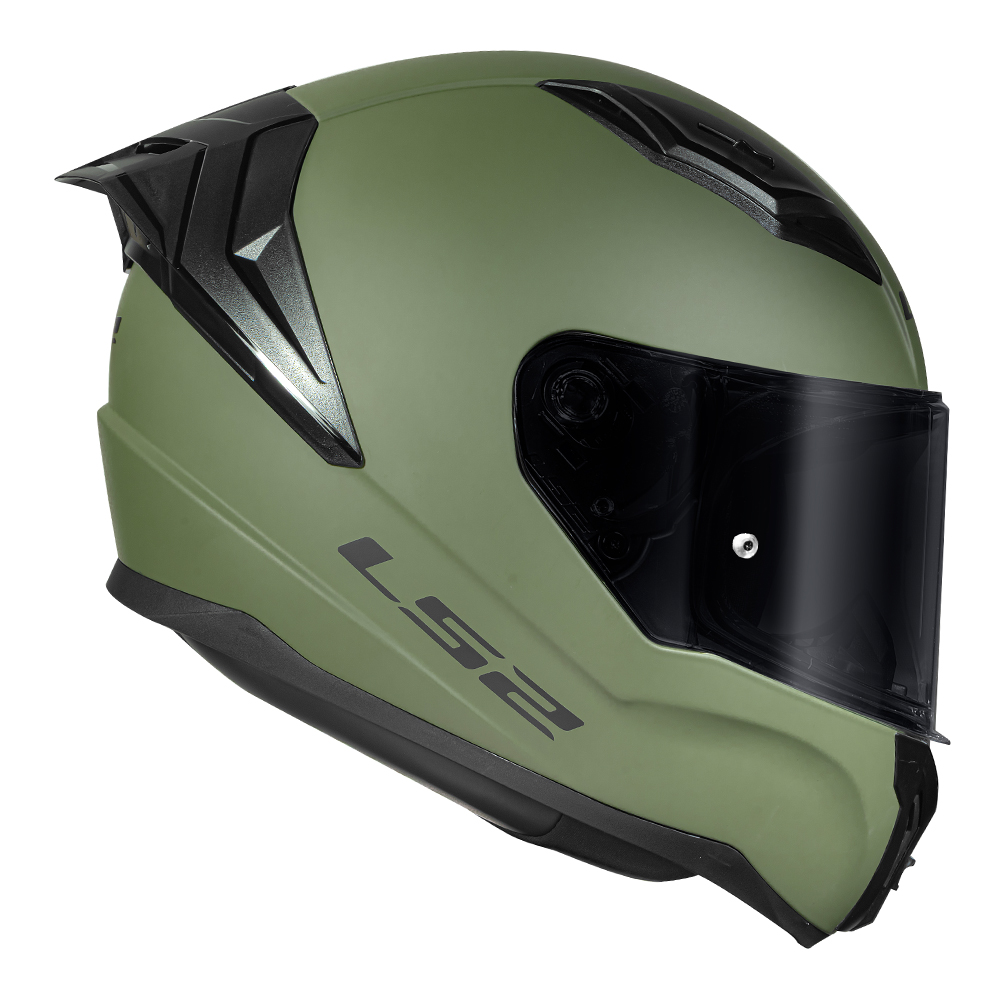 CAP. LS2 VIGO FF810 MONOCOLOR MATTE MILITARY GREEN