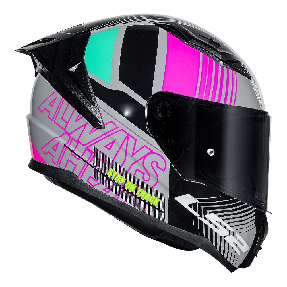 CAP. LS2 VIGO FF810 SHIFT LIGHT GREY/PINK