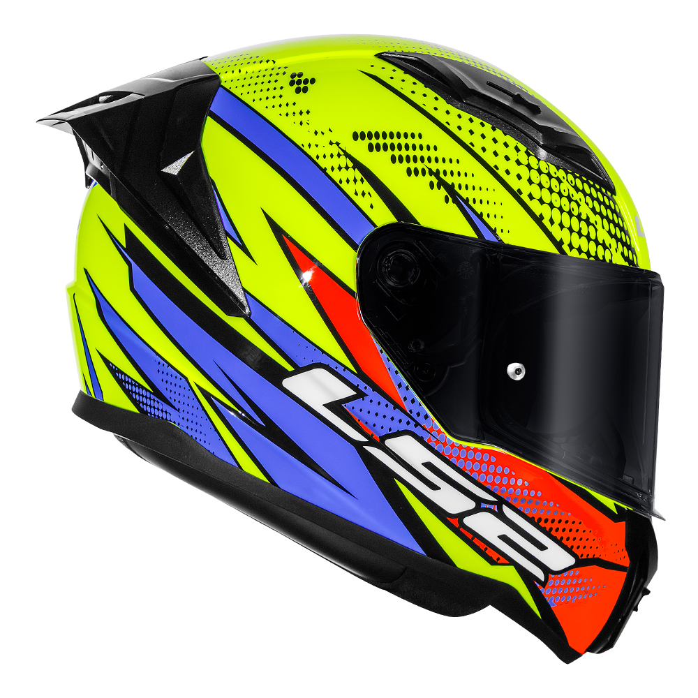 CAP. LS2 VIGO FF810 FLIGHT HV YLW/ORANGE