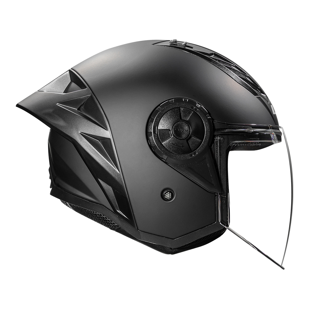 CAP. LS2 AIRFLOW II OF616 S MONOCOLOR MATTE BLACK