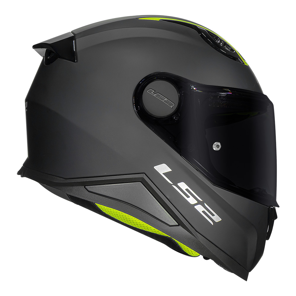 CAP. LS2 FF812 KID MONOCOLOR MATTE BLACK