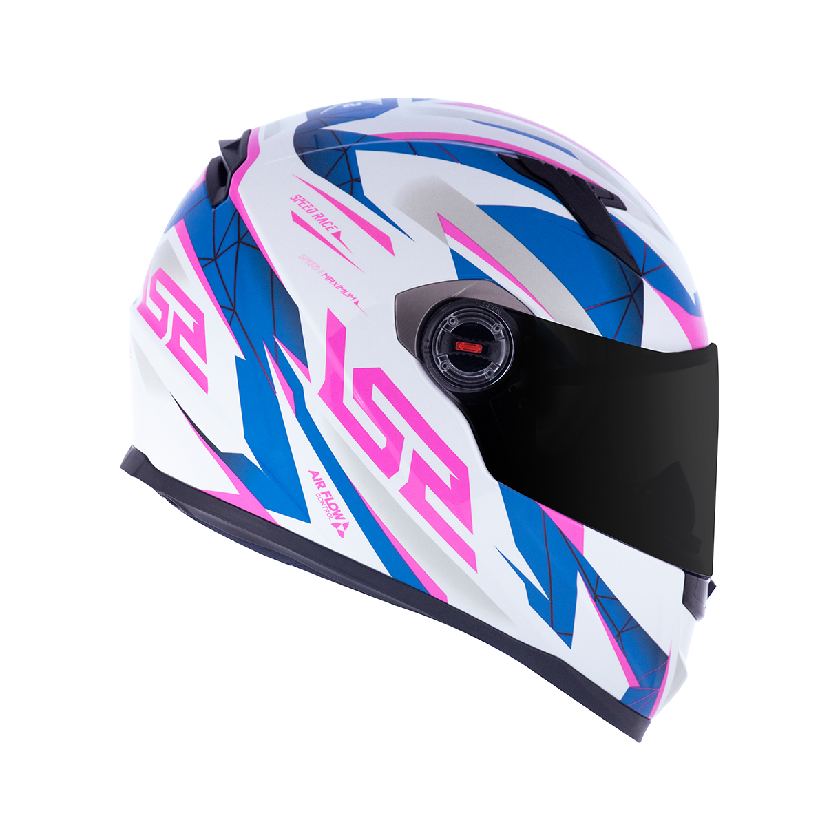CAP. LS2 FF358 CLASSIC DRAZE WHITE/BLUE/PINK
