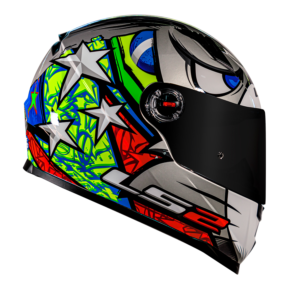 CAP. LS2 FF358 CLASSIC REPLICA ALEX BARROS