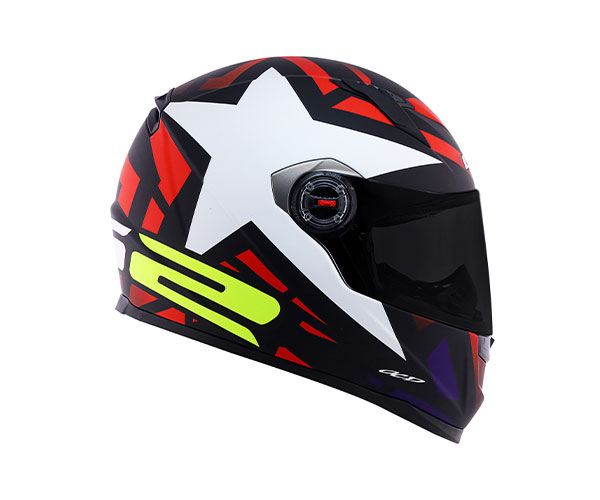 CAP. LS2 FF358 CLASSIC STARWAR WHITE/RED