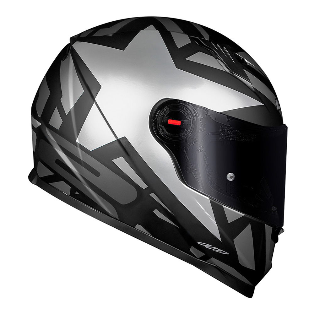 CAP. LS2 FF358 CLASSIC STARWAR MATTE BLACK/SILVER