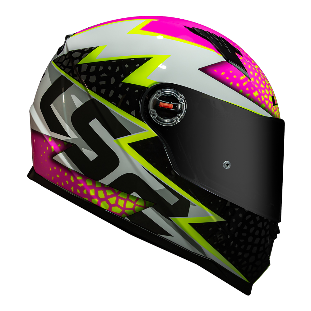 CAP. LS2 FF358 CLASSIC SPEEDY WHITE/PINK
