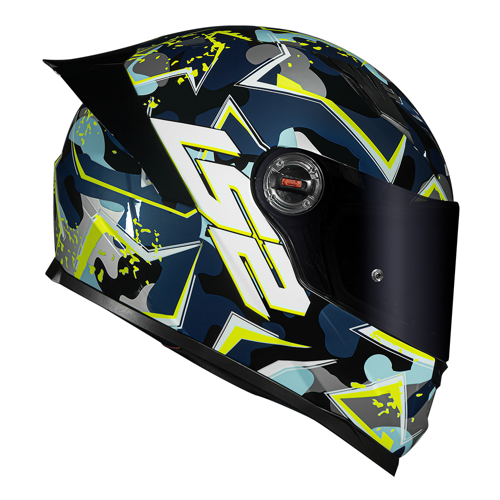 CAP. LS2 FF358-CLASSIC S CAMO BLUE