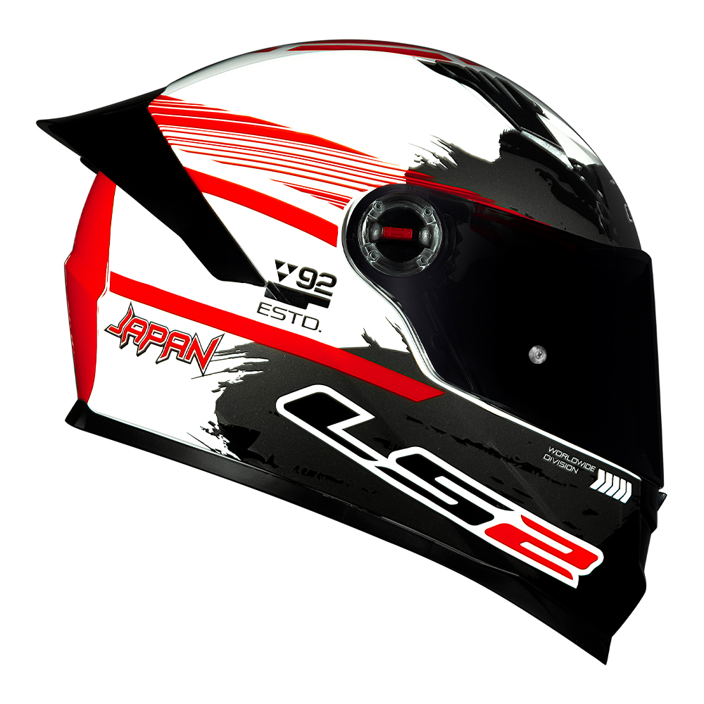 CAP. LS2 FF358-CLASSIC S JAPAN RED