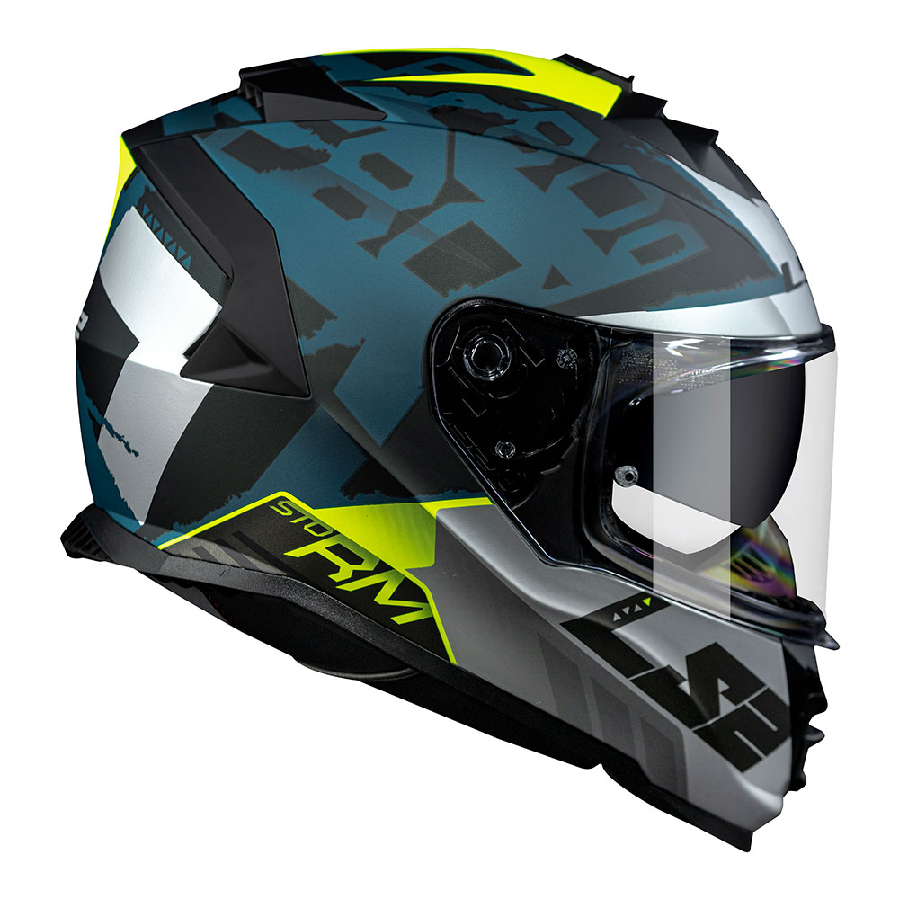CAP. LS2 FF800 STORM SPRINTER MATTE/SILVER/COBALT