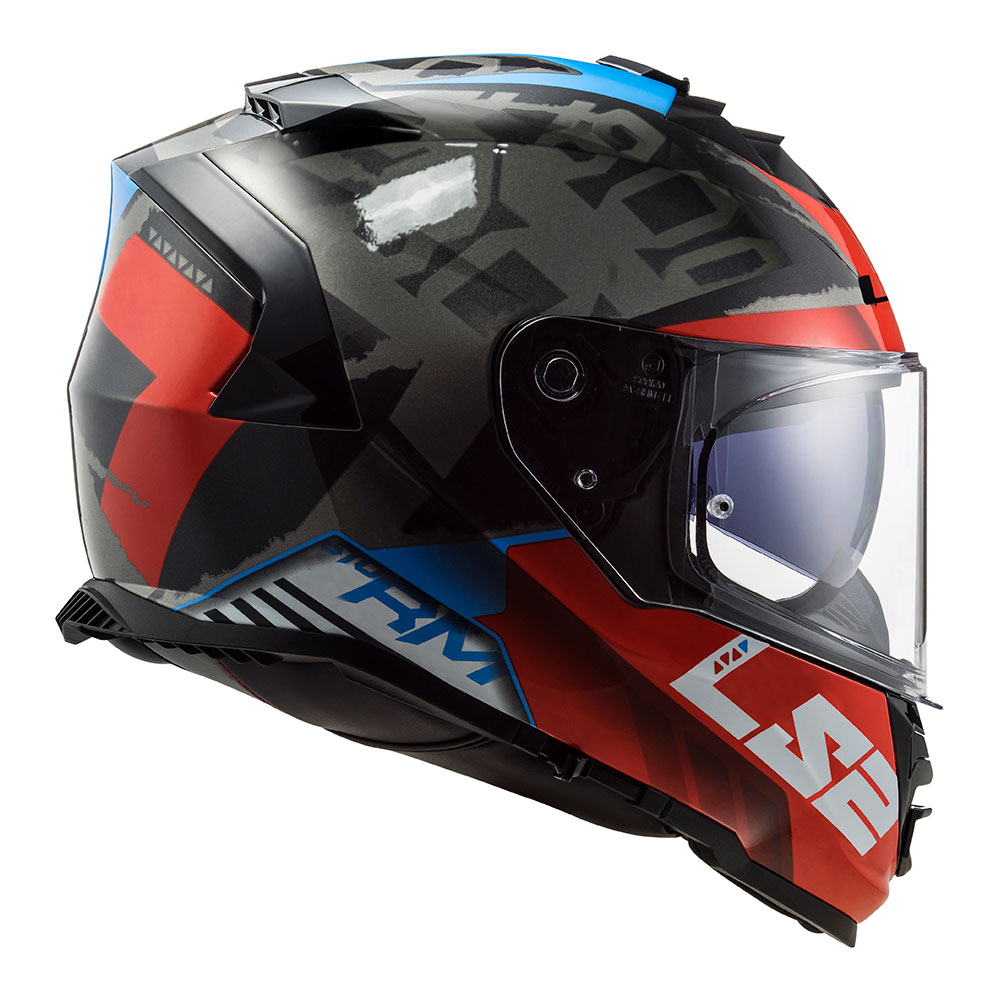 CAP. LS2 FF800 STORM SPRINTER BLACK/RED/TIT