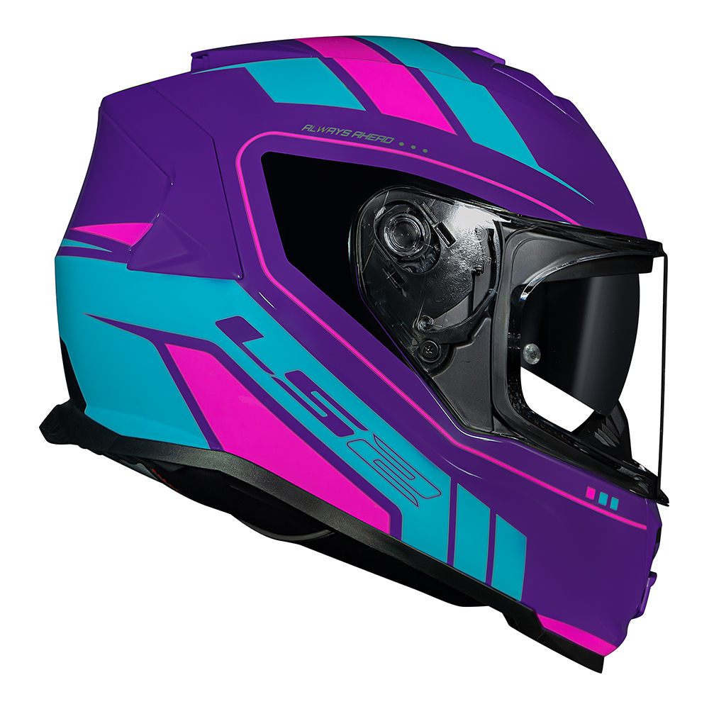 CAP. LS2 FF800 STORM FIST PURPLE/BLUE