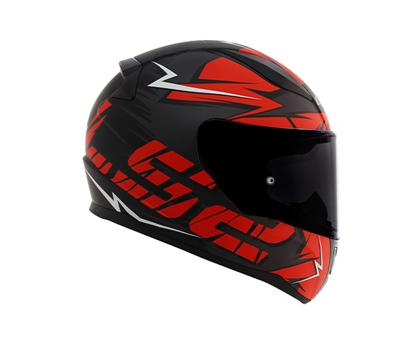 CAP. LS2 FF353 RAPID CROMO BLACK/RED