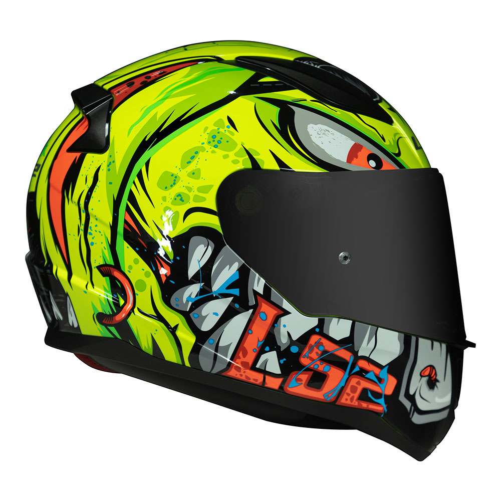 CAP. LS2 FF353 RAPID BADASS YELLOW